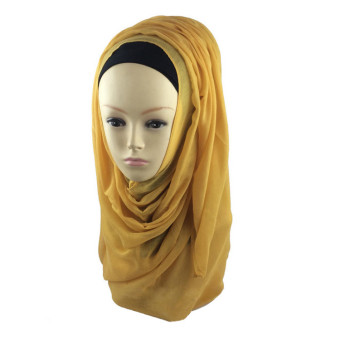 Muslim Islamic Hijab Voile Shawls Plain Scarf MSL001-14# (Intl)  