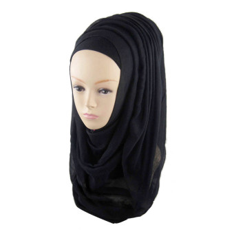 Muslim Islamic Hijab Voile Shawls Plain Scarf MSL001-4# (Intl)  