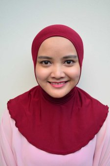 Mysha Hijab by ELC Hijab - Antem Kancing - Marun  
