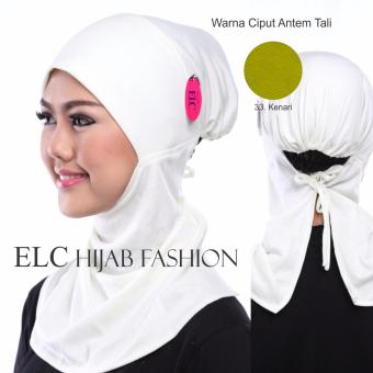Mysha Hijab - Ciput Antem Tali - Kuning Kenari by ELC  
