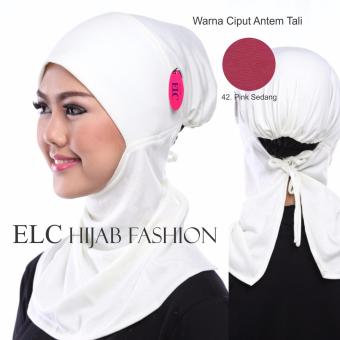 Mysha Hijab - Ciput Antem Tali - Pink Sedang by ELC  