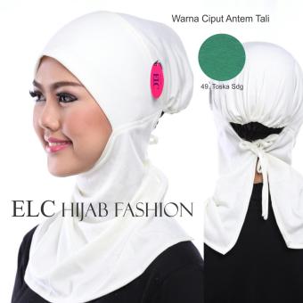 Mysha Hijab - Ciput Antem Tali - Toska Sedang by ELC  