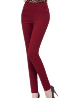 New 2015 New Sexy Women Pants casual Ladies Candy color skinny pencil pants Stretch Tights four Pocket high waist Skinny Pants M-XL Color 3  