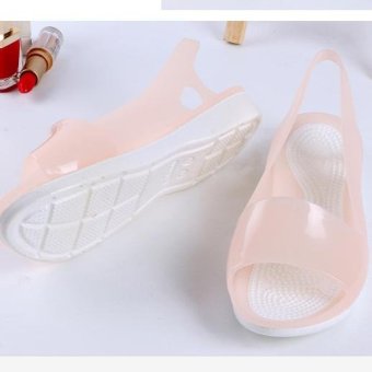 New Casual Lady Sandals, Fashion Colorful Shoes, Soft Non-slip. (Pink) - intl  