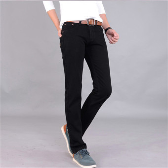 New Fashion Mens Designer Jeans Luxury Classic Slim Fit Casual Jeans Pant Men Fashion Straight Denim Black Jeans Men Pants  