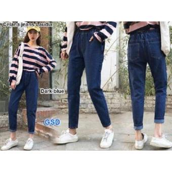 Nicer-Celana jeans Laudia Dark Blue  