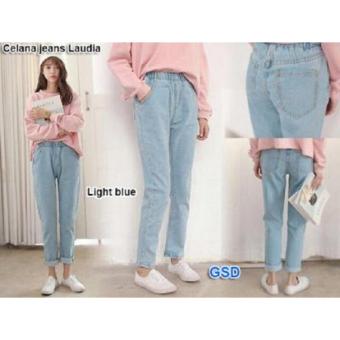 Nicer-Celana Jeans Laudia Light Blue  