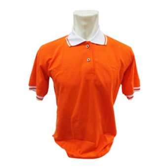 Nope USA Made Polo Shirt Kerah Polosan PSTC - Oranye  