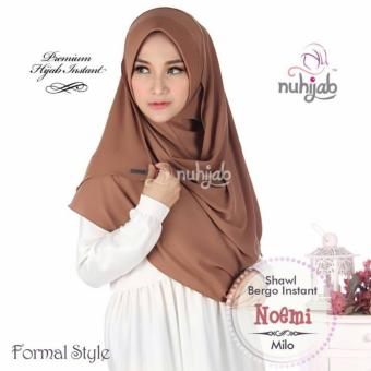 NUHIJAB - SHAWL BERGO INSTAN NOEMI - MILO  