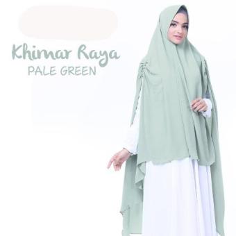 Nuranitex Busana Muslim Khimar Raya Cantik - Pale Green  