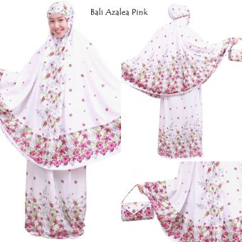 Nuranitex Busana Muslim Mukena Bali Azalea Cantik - Pink  