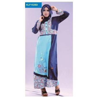 Nuranitex Gamis Bordir Muslim Modern KLF152BD - Elegan  