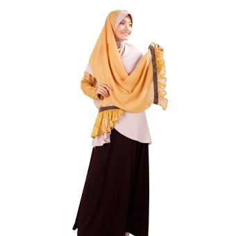 NWS Moeslem Dress Aisyah Inara -Coklat  