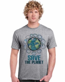 Oceanseven Save The Planet - Grey  