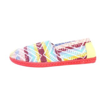 OEM MSID Sepatu Flat Slip On Wanita 04 - Abstract Pattern -  
