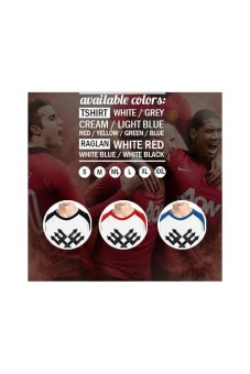 Ordinal Manchester United Edition 02 Raglan - Putih-Merah  