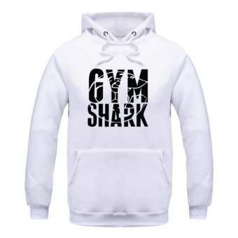 Outlet Men's Shark letter sweater White  