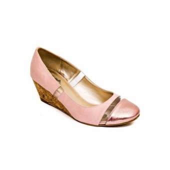 PASTELE - Dora Pink Sandal Wedges  