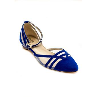 PASTELE - Ivanka Blue Flats Shoes  
