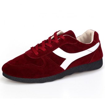 PATHFINDER Breathable PU Korean sports shoes(Red) - intl  