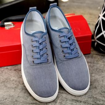 PATHFINDER British Style Soft Canvas Men's Shoes?Blue? - intl  