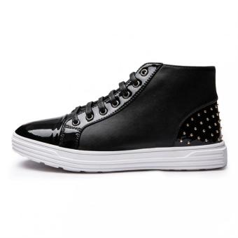 PATHFINDER Fashion Boots Men's Ankle Shoes?Black&White? - intl  