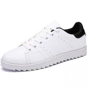 PATHFINDER Men's PU Leather Fashion Sneakers Shoes (Black White) (EXPORT) - Intl  