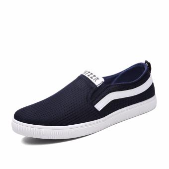 Pattrily new Le Fu shoes, comfortable breathable, rubber sole non-slip(blue) - intl  