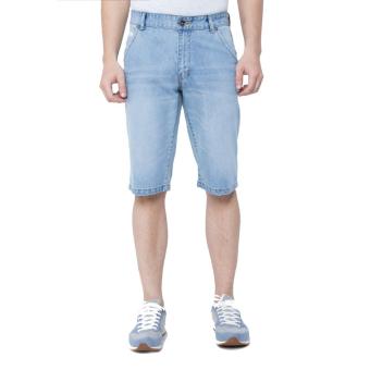 People's Denim Men Mercury Short Slim Comfort Fit - Light Blue  