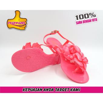 PHAYUAN Sandal Wanita JBARA1 Pink Stabilo  