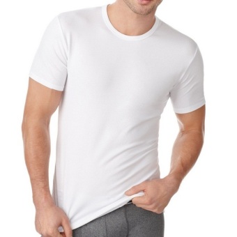 Pierre Uno - Value Pack - Kaos Dalam Pria - Crew Neck Shirt - Putih - 3 Pcs  