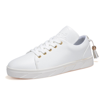 PINSV Men Casual Shoes Fashion Sneakers Low Cut (White) - Intl  