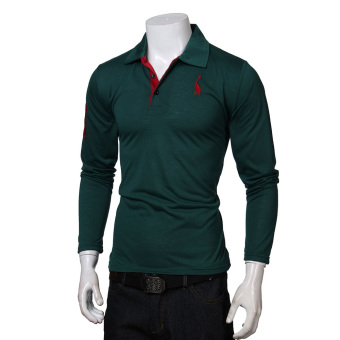 PODOM 2015 New Fashion Men's Stylish Slim Fit Short Sleeve Casual Polo Shirts - Intl - intl  