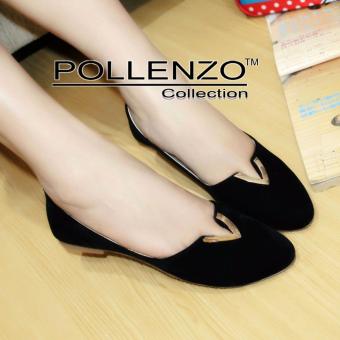 Pollenzo Flat Shoes V RN-101 Black  
