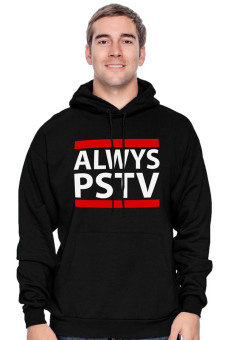 Positive Outfit Hoodie ALWYS PSTV - Hitam  