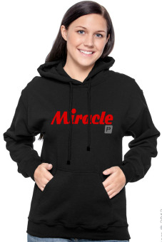 Positive Outfit Hoodie Miracle - Hitam  