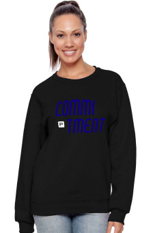 Positive Outfit Sweater Commitment - Hitam  