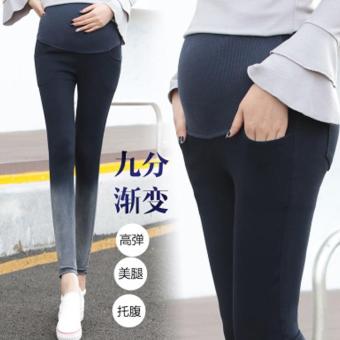 Pregnant Women Denim Pants Jeans -Dark Blue - intl  