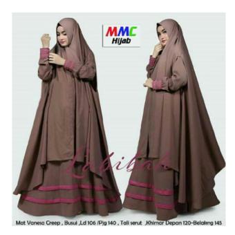 Premierfashionstore Labibah Syar'i - Coklat dusty  