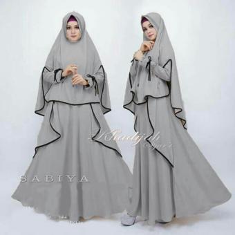 Premierfashionstore Sabiya Syari'i - Grey  