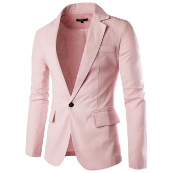 produsen_jas - Jas Blazer Pria slimfit Pink - 0044  