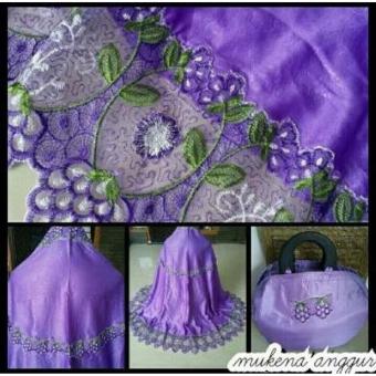 PusatFashion Mukena Anggur - Purple  