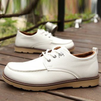 Queen Men's Fashion Korea Casual Shoes (White)  