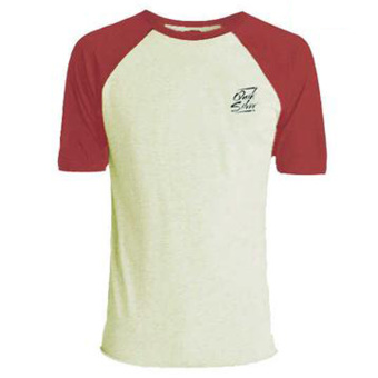 Quiksilver - T-Shirt Rad Raglan White Red  