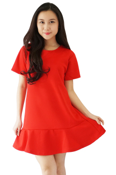 QuincyLabel Flare Dress - Red  