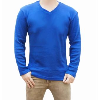 Quincylabel Grosir Korean Sweater 3pcs Biru  