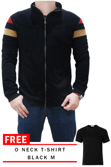 QuincyLabel Mazzo Blazer Hitam M + Free O neck Tshirt Hitam M  