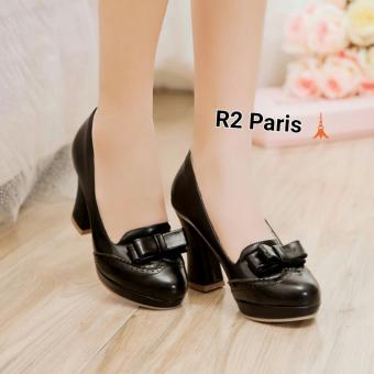 R2 Paris Sepatu High Heels Cariza - Hitam  