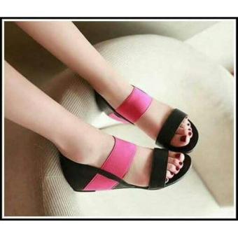 RAFISHA-Sandal Karet Poppy [Hitam]  