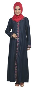 Raindoz Baju Muslim Wanita RISx035 Blue Navy  